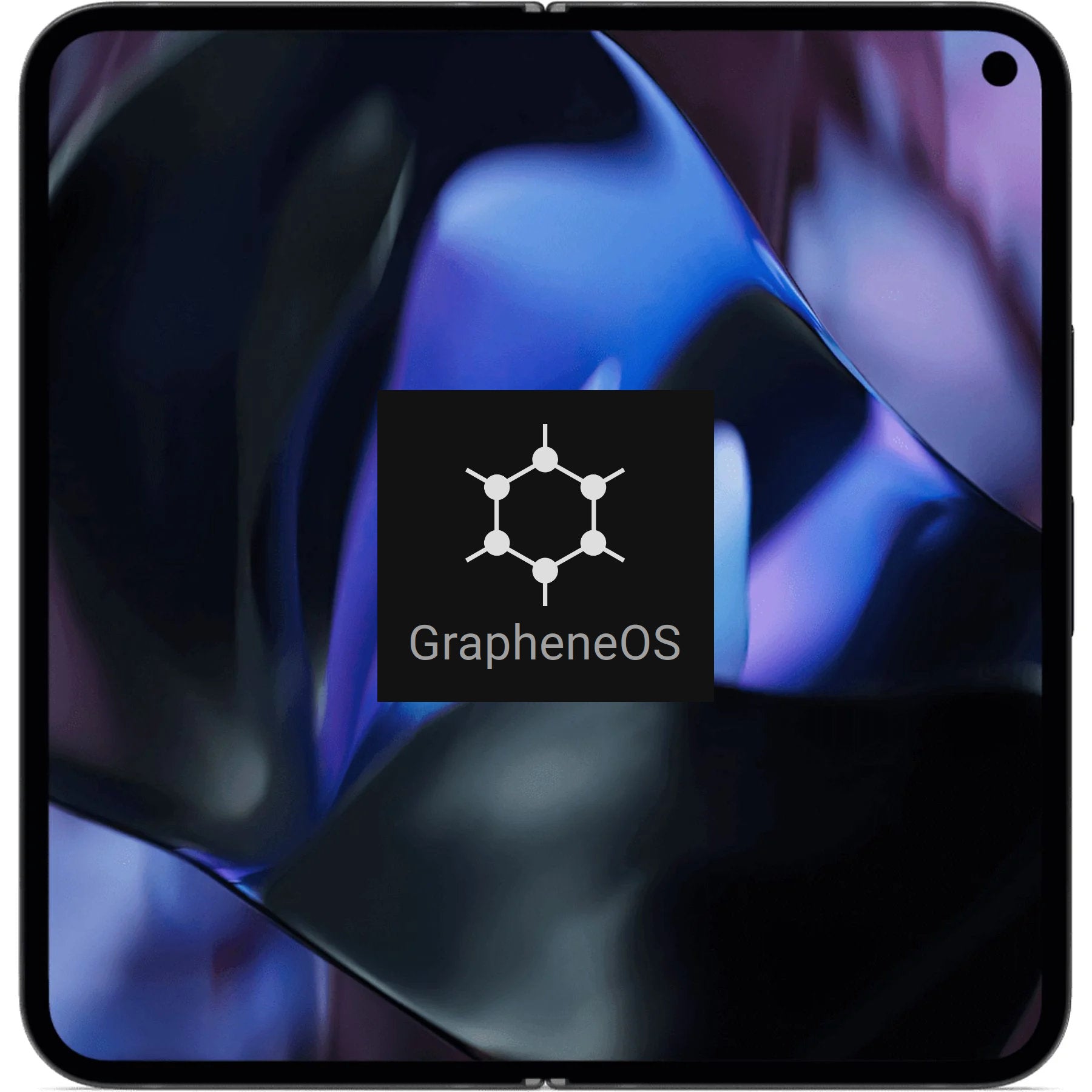 FreiheitsHandy Pixel 9Pro Fold XXL Display bis 512GB googlefrei, schwarz obsidian, grapheneOS
